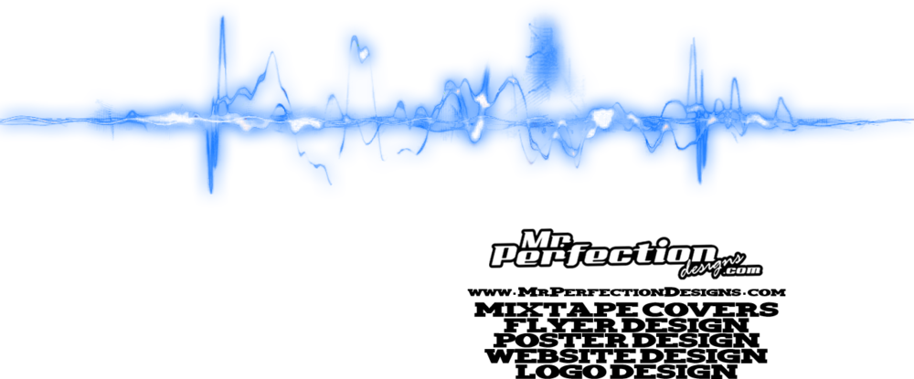 Blue Glow Line Mrperfection - Blue Glow Line (1000x415), Png Download