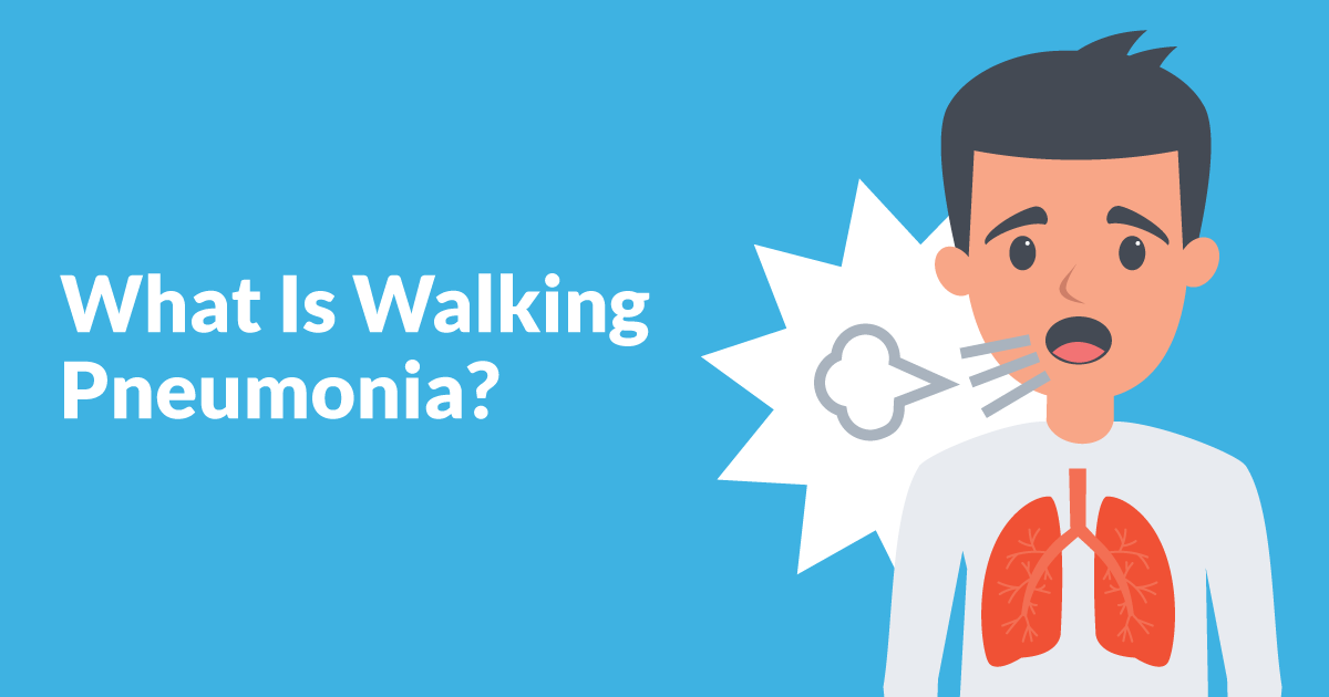 What Is Walking Pneumonia - Pneumonia Patient Cartoon (1200x630), Png Download