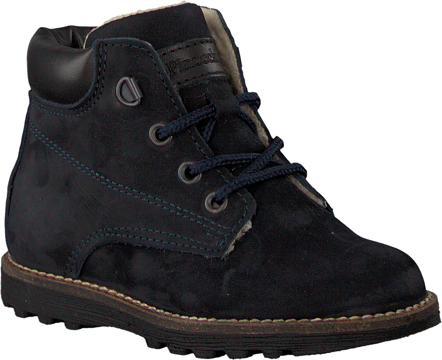 Blue Pinocchio Lace-up Boots P2562 - Work Boots (1500x1238), Png Download