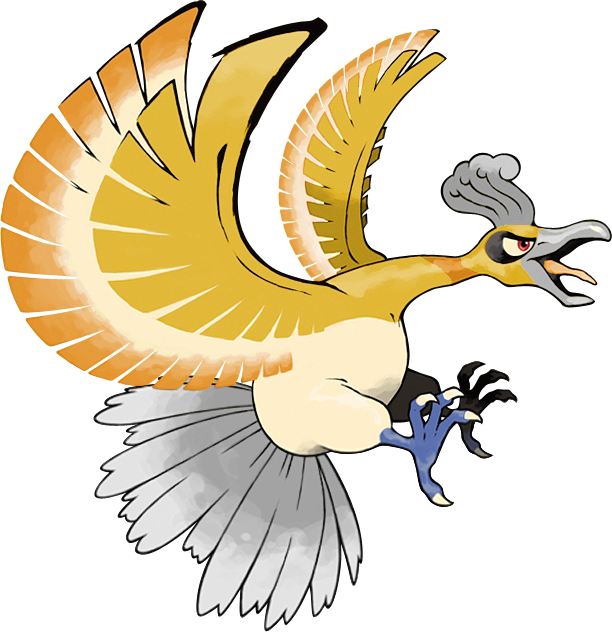 Pokemon Heart Gold Ho Oh (612x632), Png Download