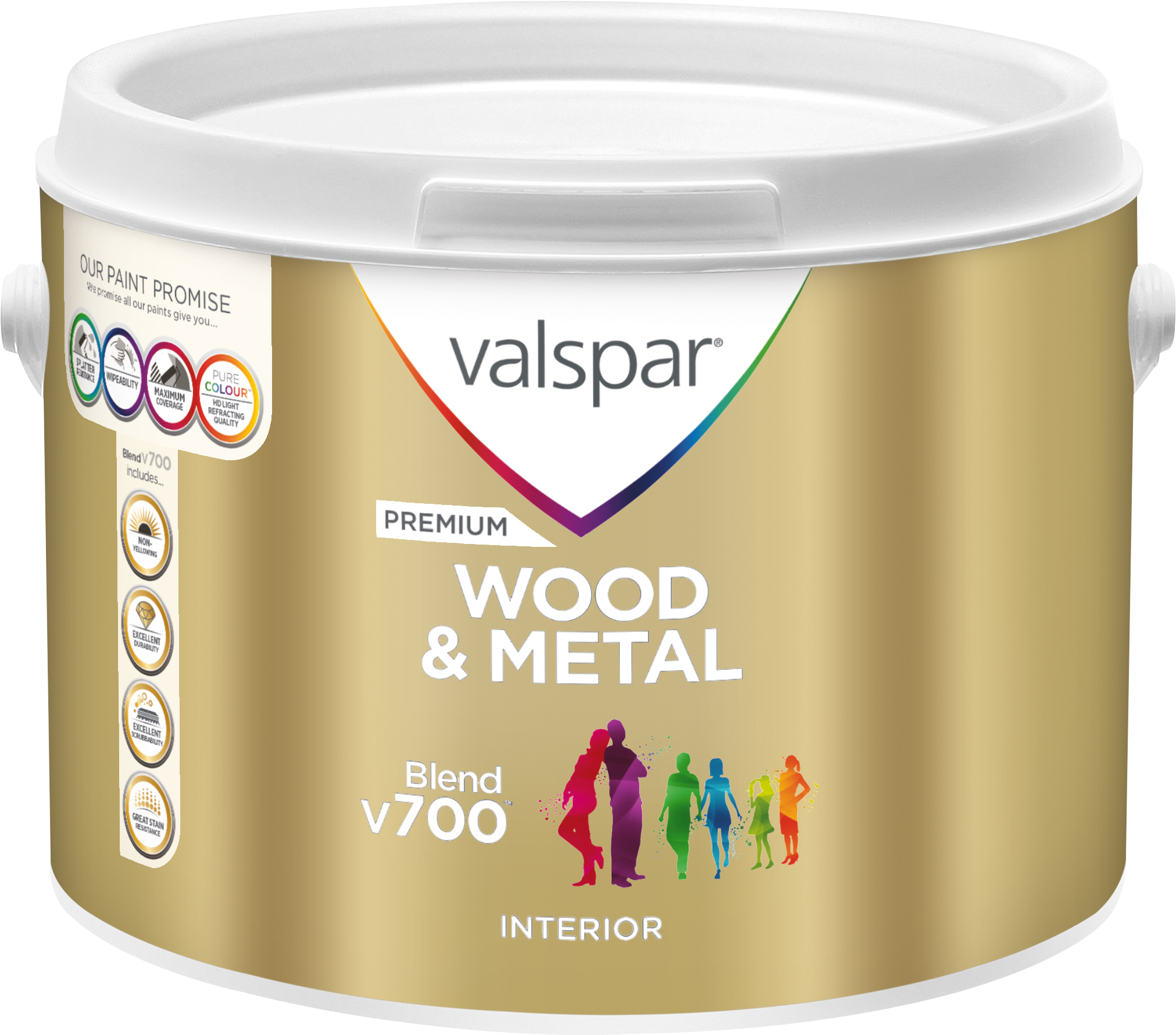 Blend V700 Wood & Metal - Valspar Wood And Metal Paint (2183x1788), Png Download