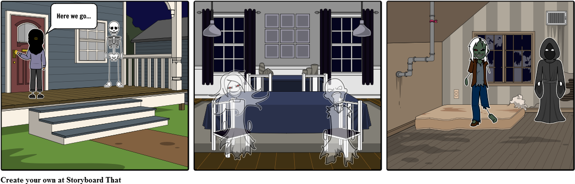 Haunted House - Stiftgedichten (1164x385), Png Download