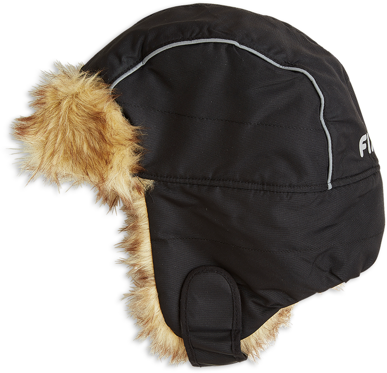 Fake Fur Cap Black - Fur Clothing (888x888), Png Download