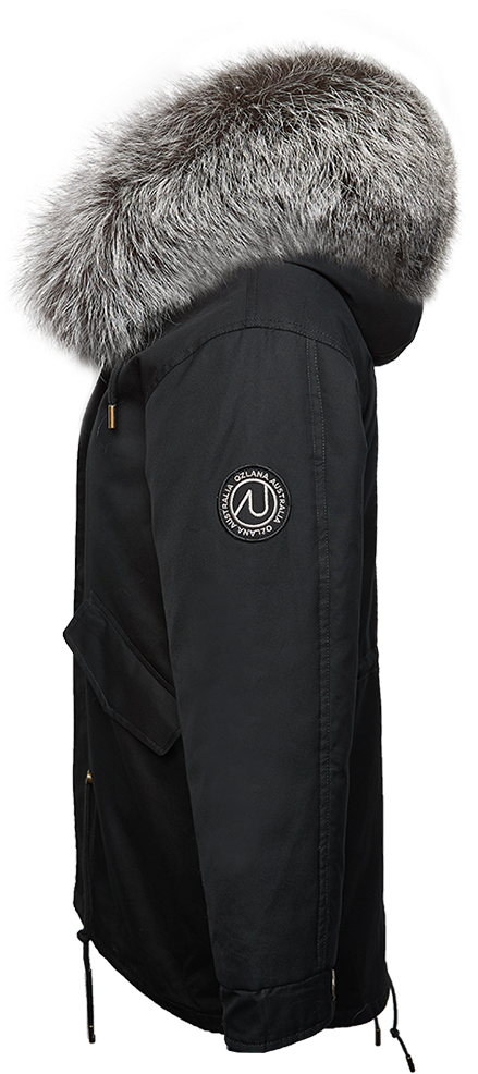 Black - Parka (800x1200), Png Download
