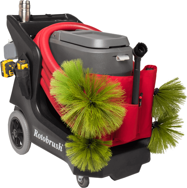 Air Duct Cleaning Equipment - Rotobrush Air Duct Cleaner (1000x866), Png Download