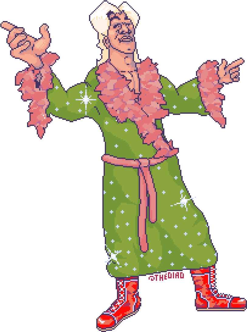 [oc] Ric Flair - Cartoon (856x1120), Png Download