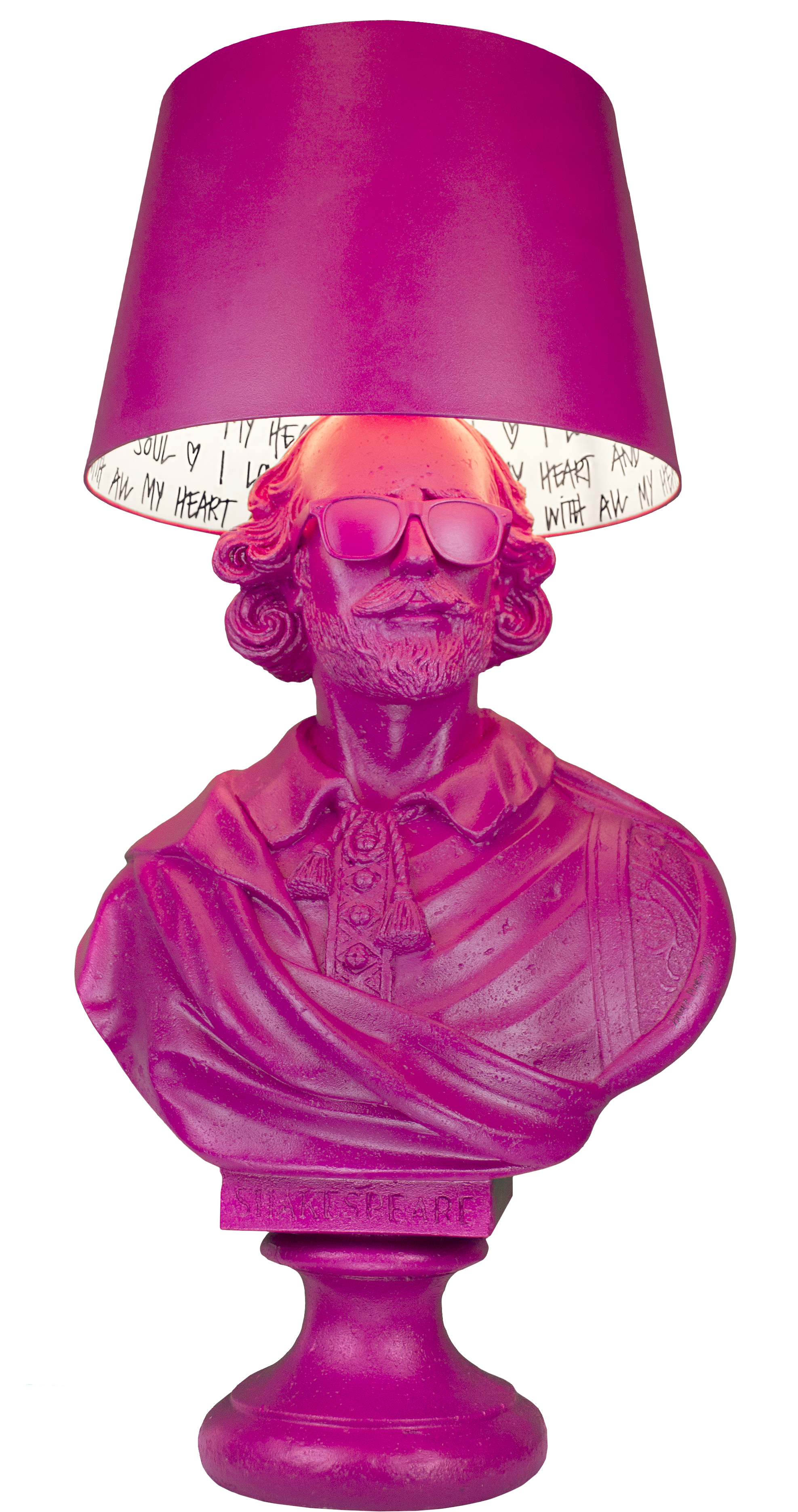 Shakespeare Table Lamp - Lampshade (1983x3857), Png Download