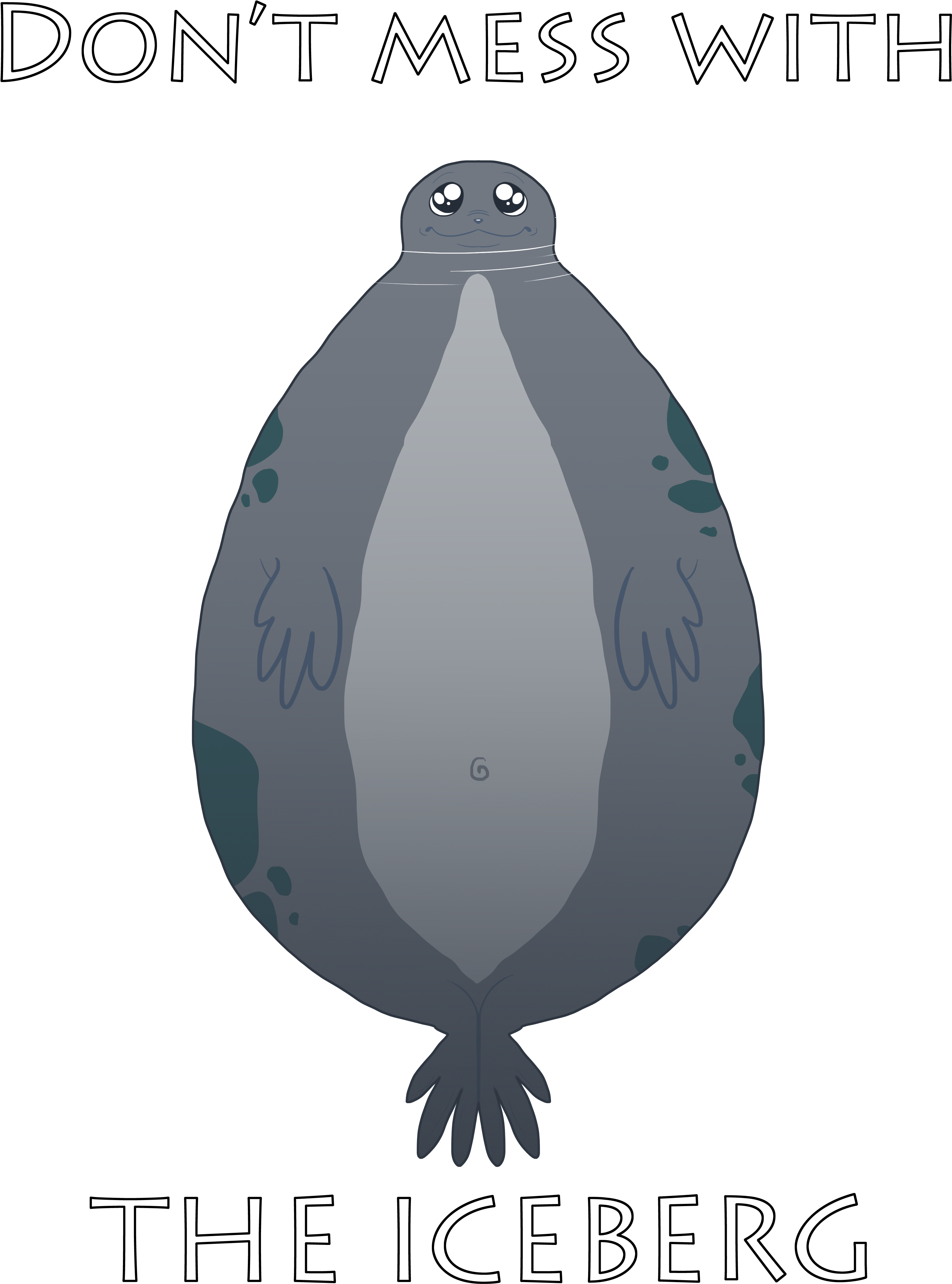 Iceberg - Penguin (5000x5000), Png Download