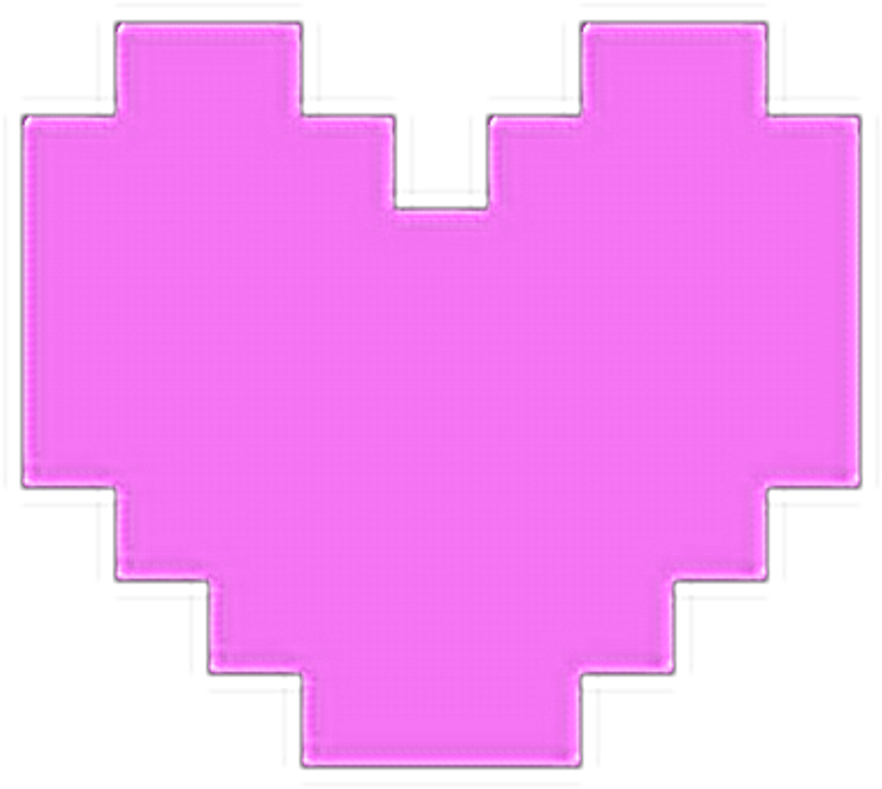 #undertale #glitchtale #soul #fear #heart #freetoedit - Undertale Soul Sprite (1024x1024), Png Download
