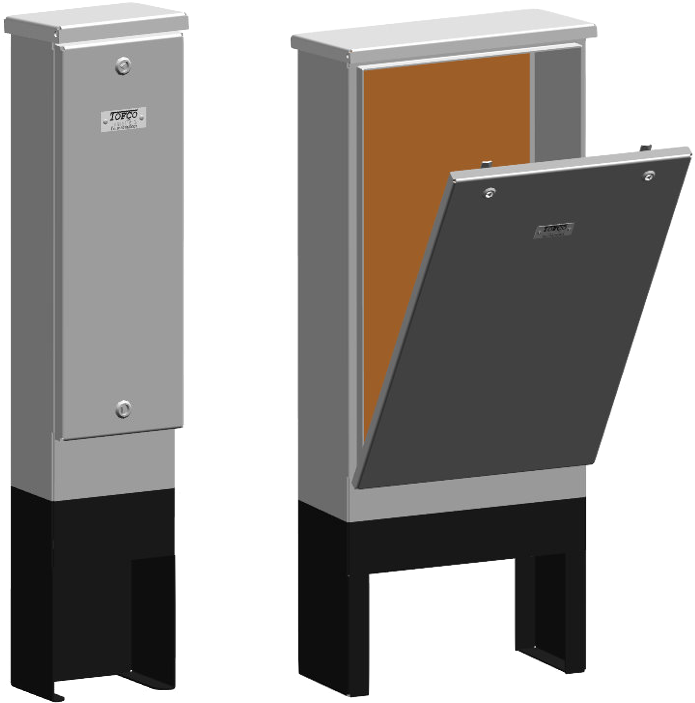 Single Door Feeder Pillars, Fp138, Fp139, Fp140, Fp141 - Furniture (700x731), Png Download