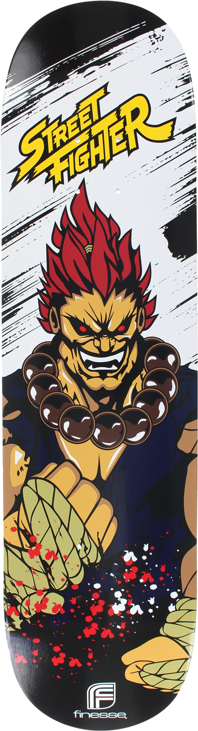 Finesse Streetfighter Akuma Deck - Street Fighter (1500x1500), Png Download