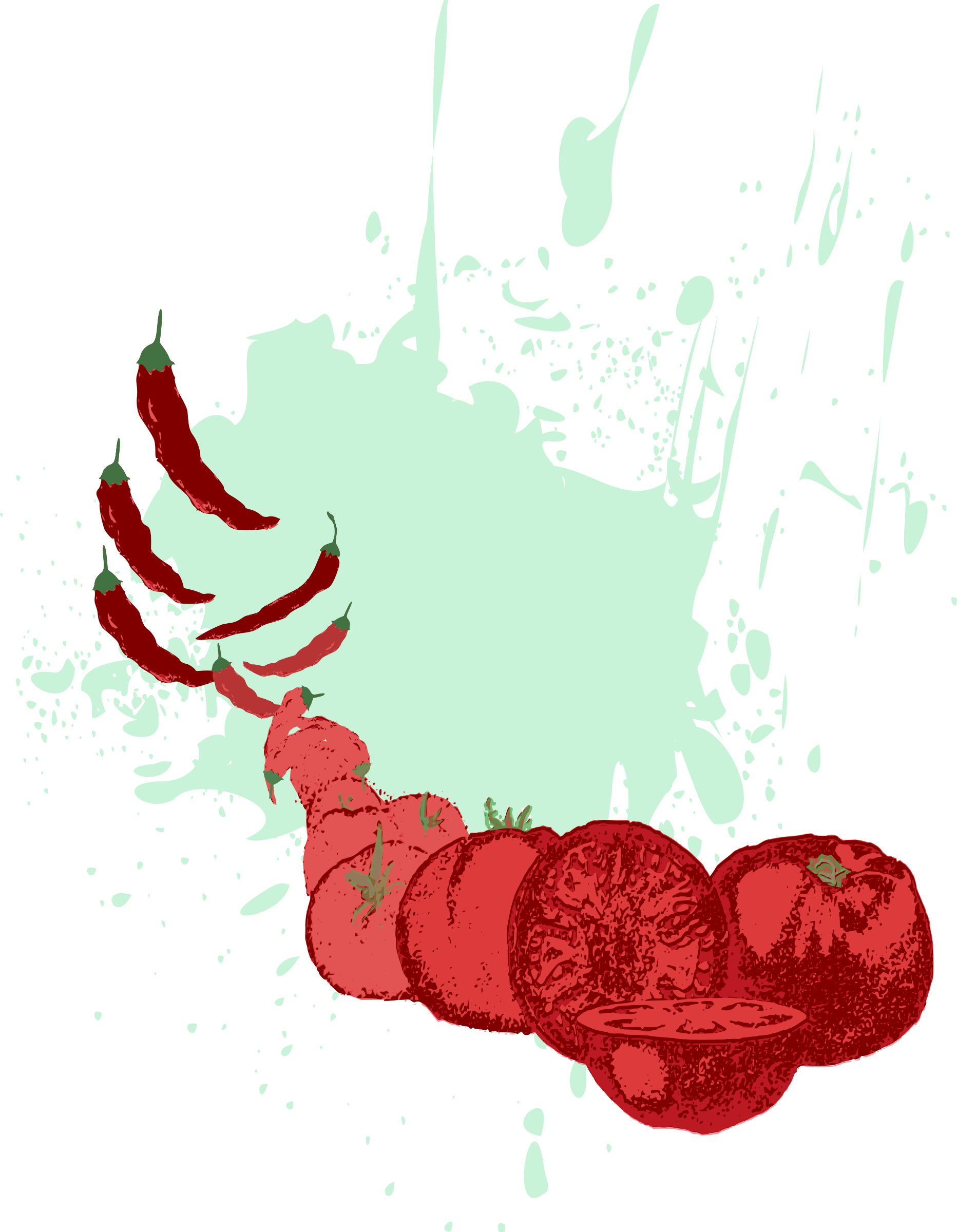 Blood Splatter Eighty - Illustration (1864x2400), Png Download