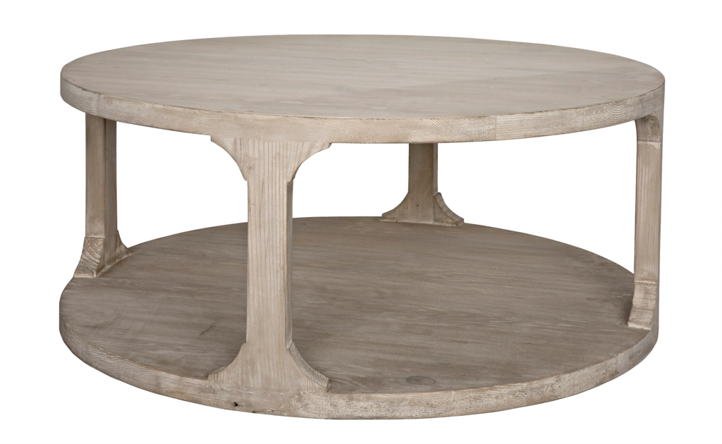Gismo Round Coffee Table - Gray Wash Round Coffee Table (1024x630), Png Download