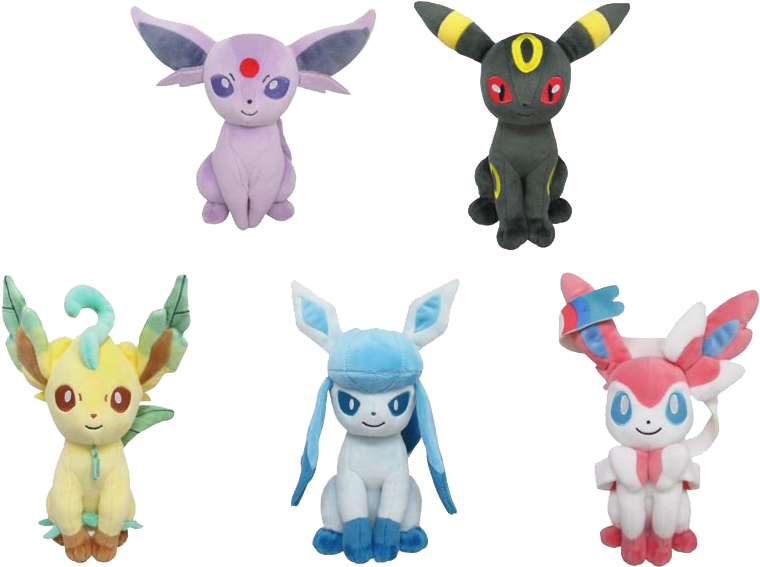 The Lineup Launches In February, And Includes Espeon, - リーフィア グレイシア (861x652), Png Download