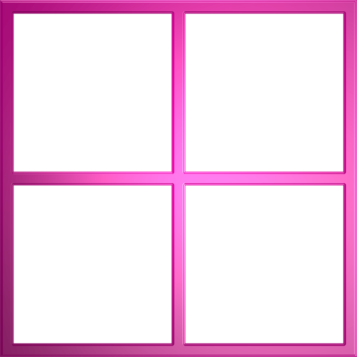 Pink Frame Border Png - Symmetry (720x720), Png Download