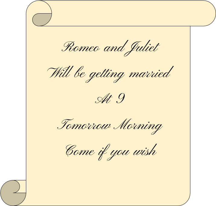 In The 14th Century A Piece Of Paper Would Be Posted - Calligraphy (960x720), Png Download