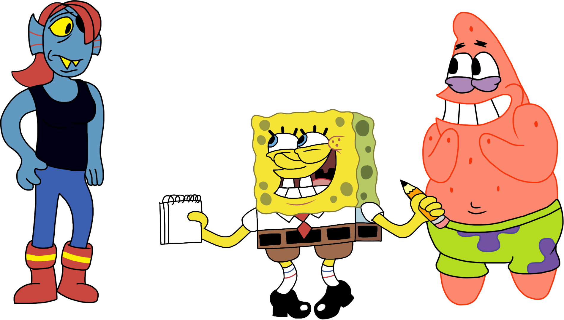 Looks Like Undyne Has Fans All Over The World - Cartoon (1899x1080), Png Download