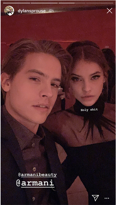 Palvin Barbara Dylan Sprouse - Album Cover (640x683), Png Download