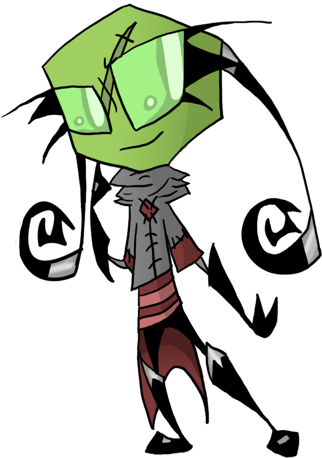 Invader Zim Fancharacters Images Adoptable For Stuffy - Cartoon (708x977), Png Download