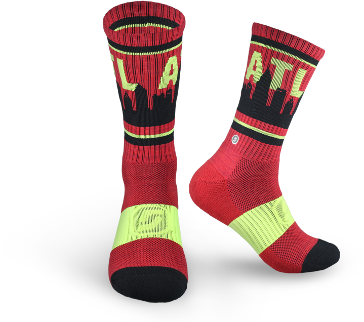 Atlanta - Atlanta - Atlanta - Atlanta - Sock (1024x683), Png Download