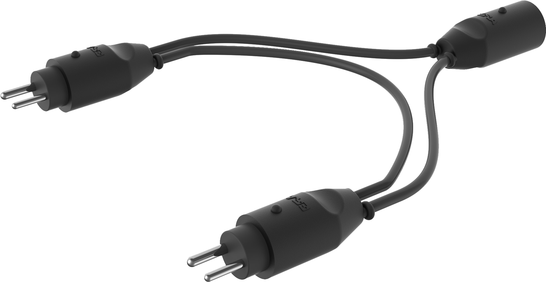 2pr, Secondary Y-connector To Use Two Agl Series Isolating - Usb Cable (2159x1438), Png Download