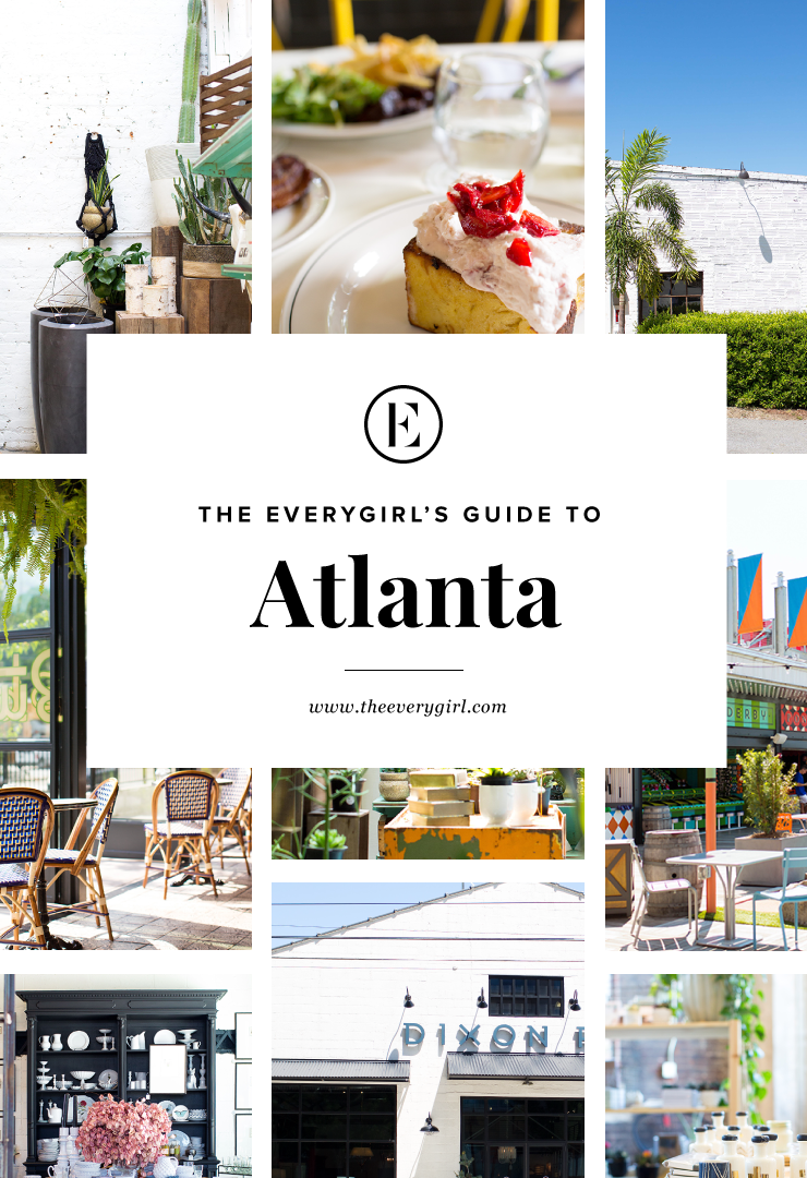 The Everygirl's Weekend City Guide To Atlanta - Atlanta City Guide (740x1080), Png Download