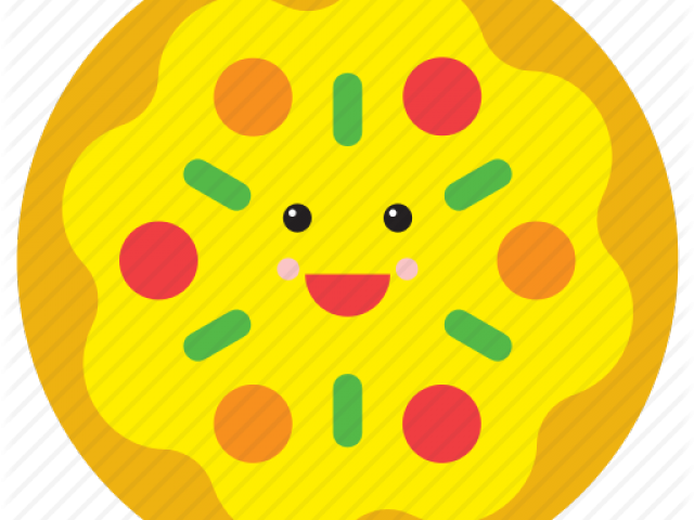 Emoji Clipart Pizza - Pizza Smiley Face (640x480), Png Download