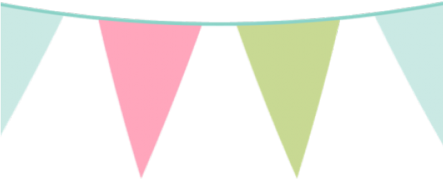 Teal Clipart Pennant Banner - Circle (640x480), Png Download