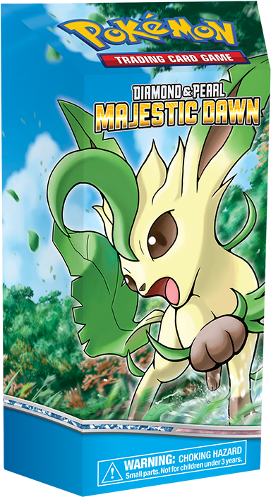 Forest Force - Pokemon Majestic Dawn Deck Leafeon (528x704), Png Download