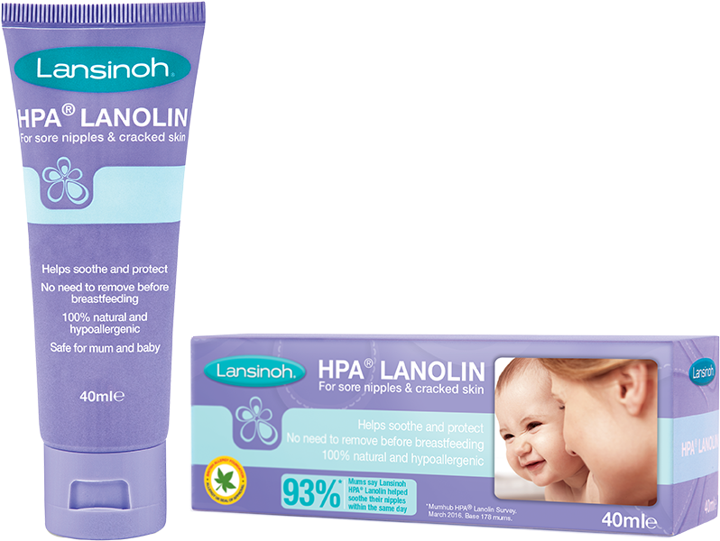Lansinoh Hpa Lanolin Nipple Cream (830x631), Png Download