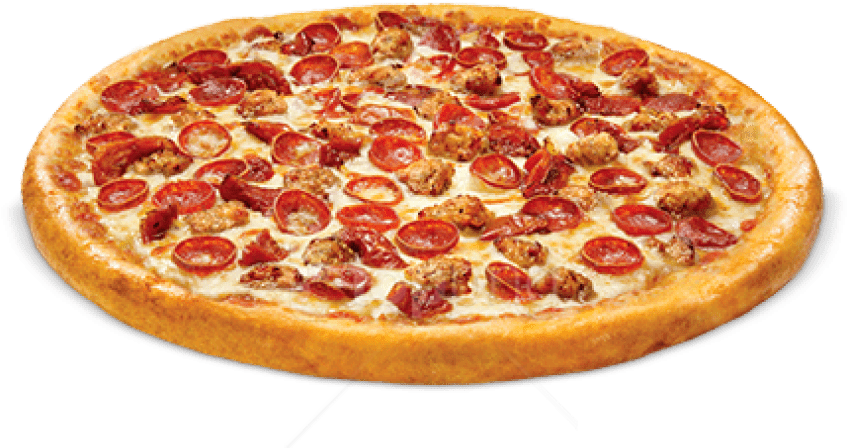 Free Png Pepperoni Pizza Png Images Transparent - Pepperoni Pizza No Background (850x594), Png Download
