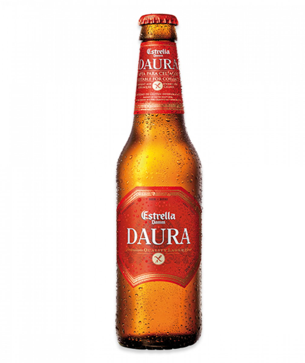 Download Estrella Daura Gluten Free Beer 330ml Estrella Damm Daura Damm Sa PNG Image with No