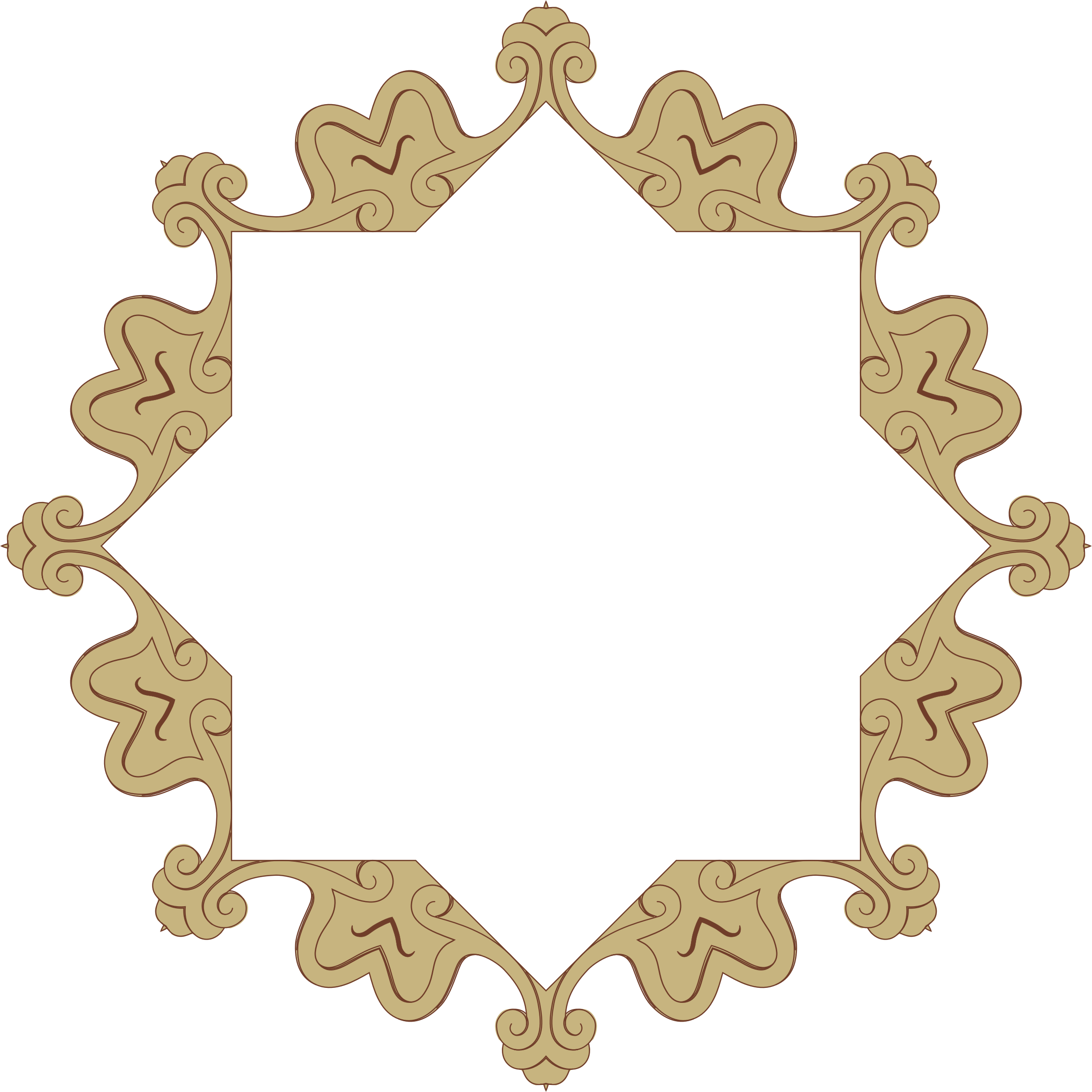 This Free Icons Png Design Of Ornate Frame 24 Derived (2328x2328), Png Download