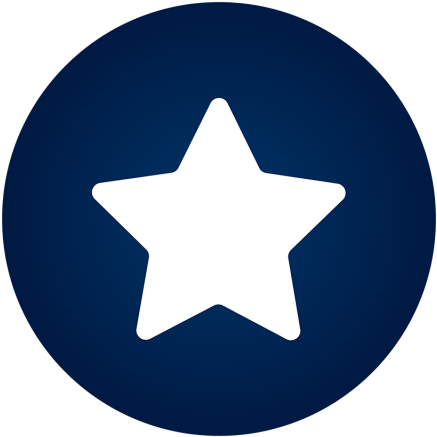 Star In A Circle Icon (640x640), Png Download