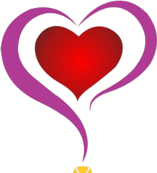 Dark Clipart Purple Heart - Heart (640x480), Png Download