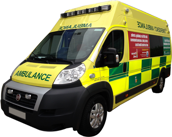 1) Frontline Ambulance - Compact Van (720x576), Png Download