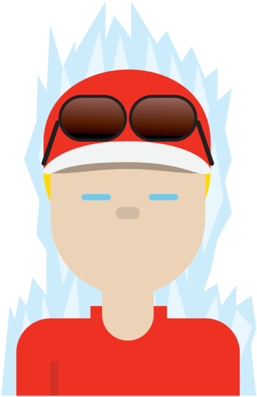Emoji - Iceman - Cartoon (1032x774), Png Download