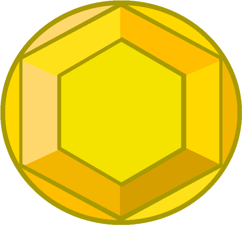 Citrine Gem - Circle (842x816), Png Download