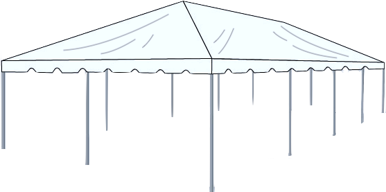 20' X 40' Classic Series Frame Clear (672x672), Png Download