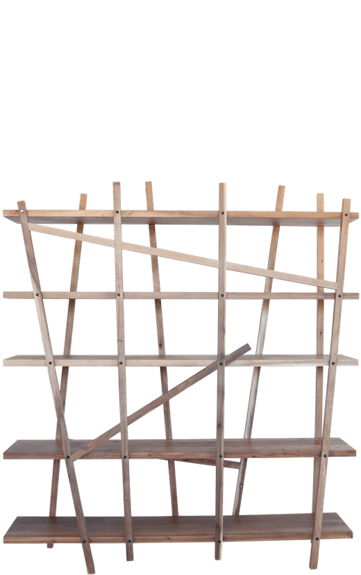 Matchstick Bookshelf - Shelf (600x900), Png Download