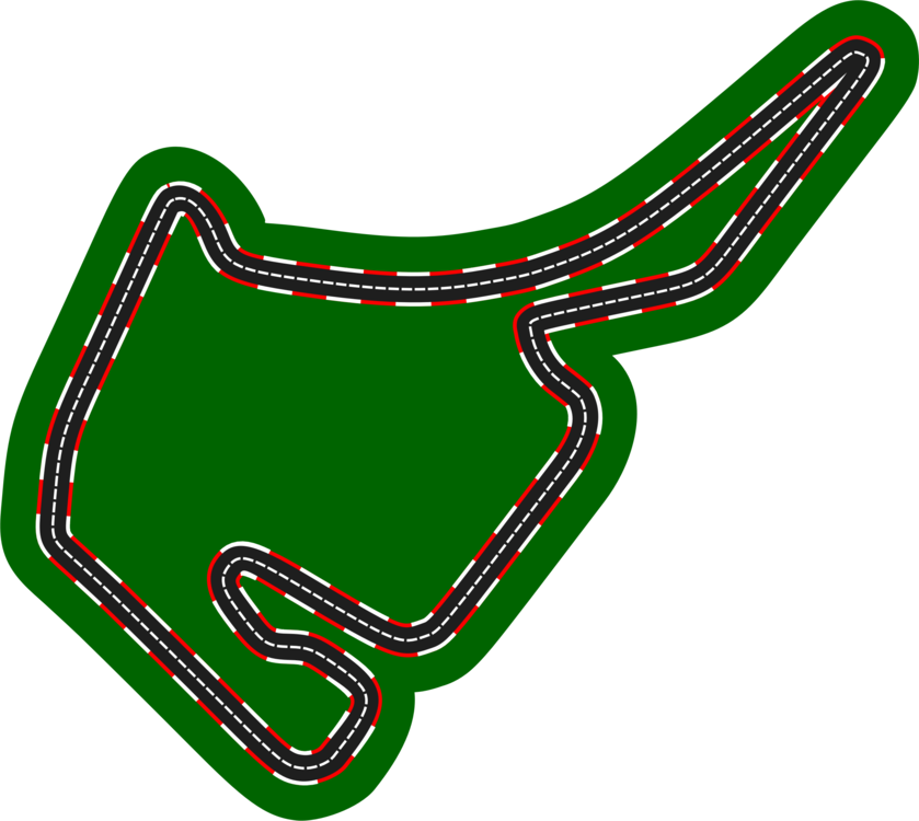 Hockenheimring German Grand Prix Formula 1 Race Track - Rennstrecke Clipart (839x750), Png Download