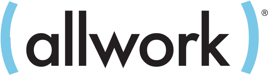 Logo Allwork Black - Iwork 08 (1000x452), Png Download