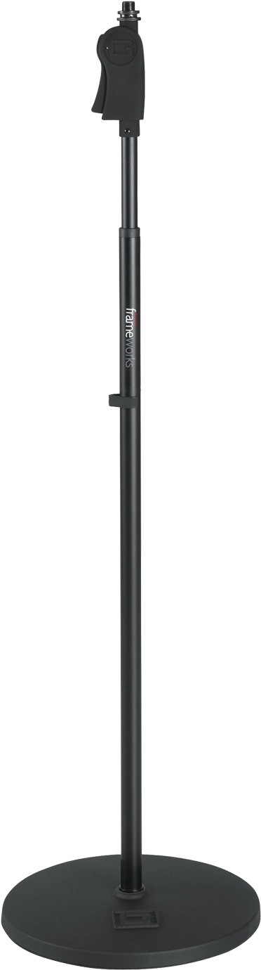 Pedestal Para Micrófono Con Base Redonda De 10" Gator - Microphone Stand With Round Base (1500x1500), Png Download