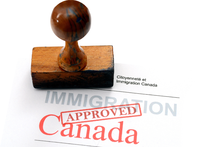Canada Immigration Approved (668x487), Png Download