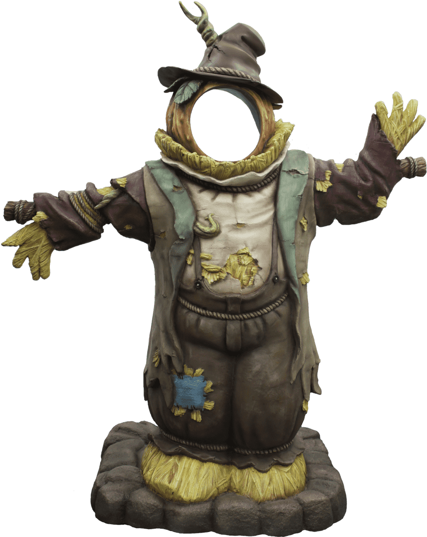 Download Scarecrow Photo Op Life Size Farmer Prop Decor Resin