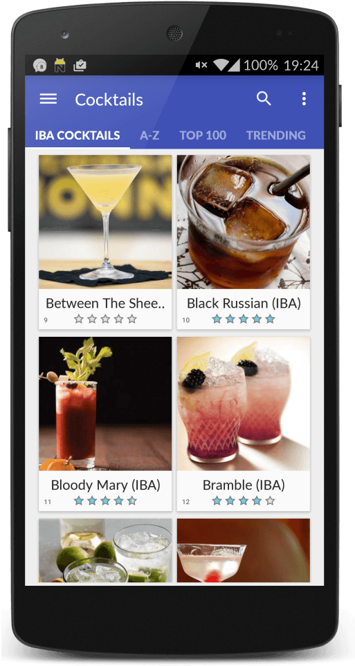 Screens - Classic Cocktail (520x1000), Png Download