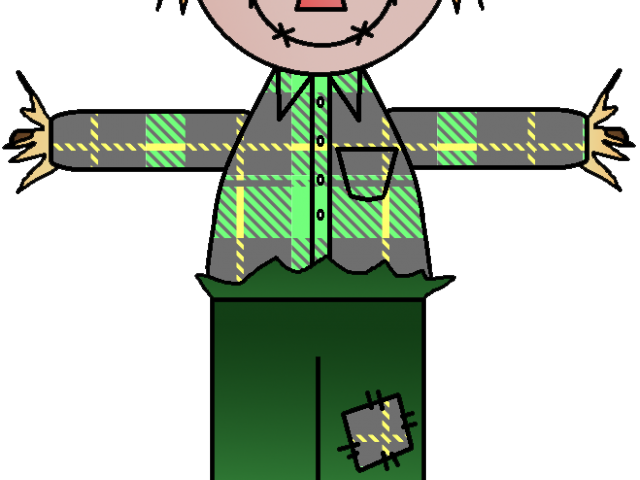 Scarecrow Clipart Corn - Clip Art (640x480), Png Download