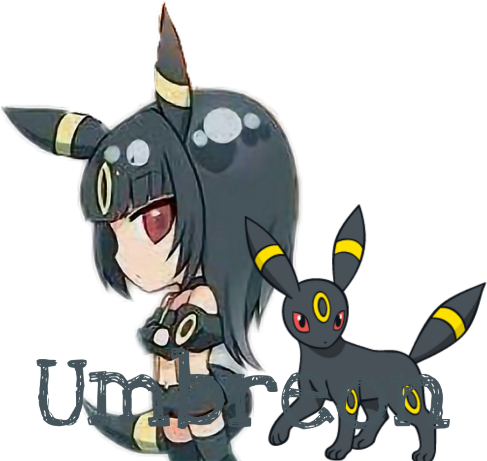 Umbreon Sticker - Cartoon (1024x1024), Png Download