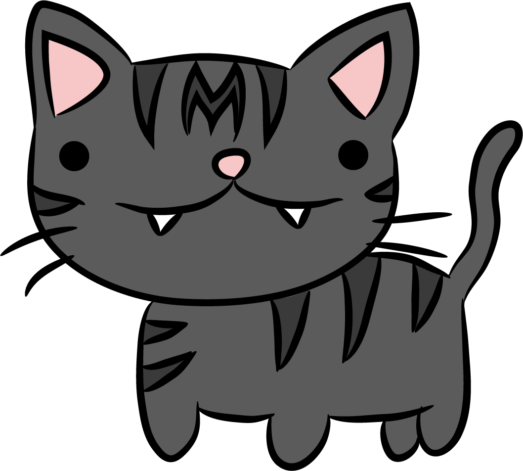 My Cat Is Too Derp - Cat Cartoon Derp (1058x952), Png Download