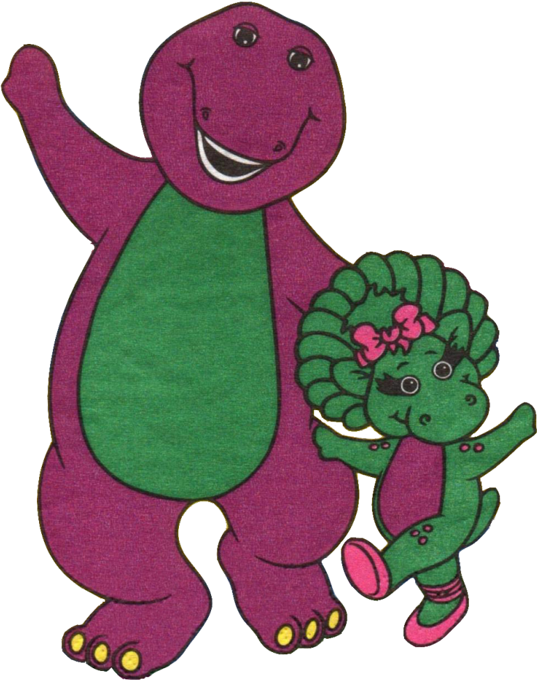 Photo Barney6 - Cartoon (826x1023), Png Download